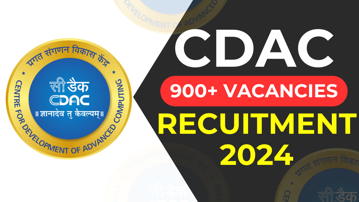 CDAC Recruitment 2024: 248 पदांसाठी ऑनलाईन अर्ज करा